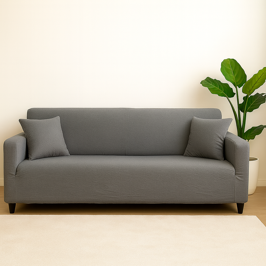 Housse de Canapé Extensible - Gris