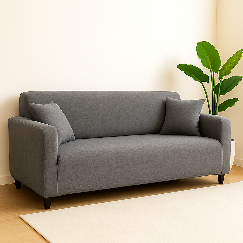 Housse de Canapé Extensible - Gris