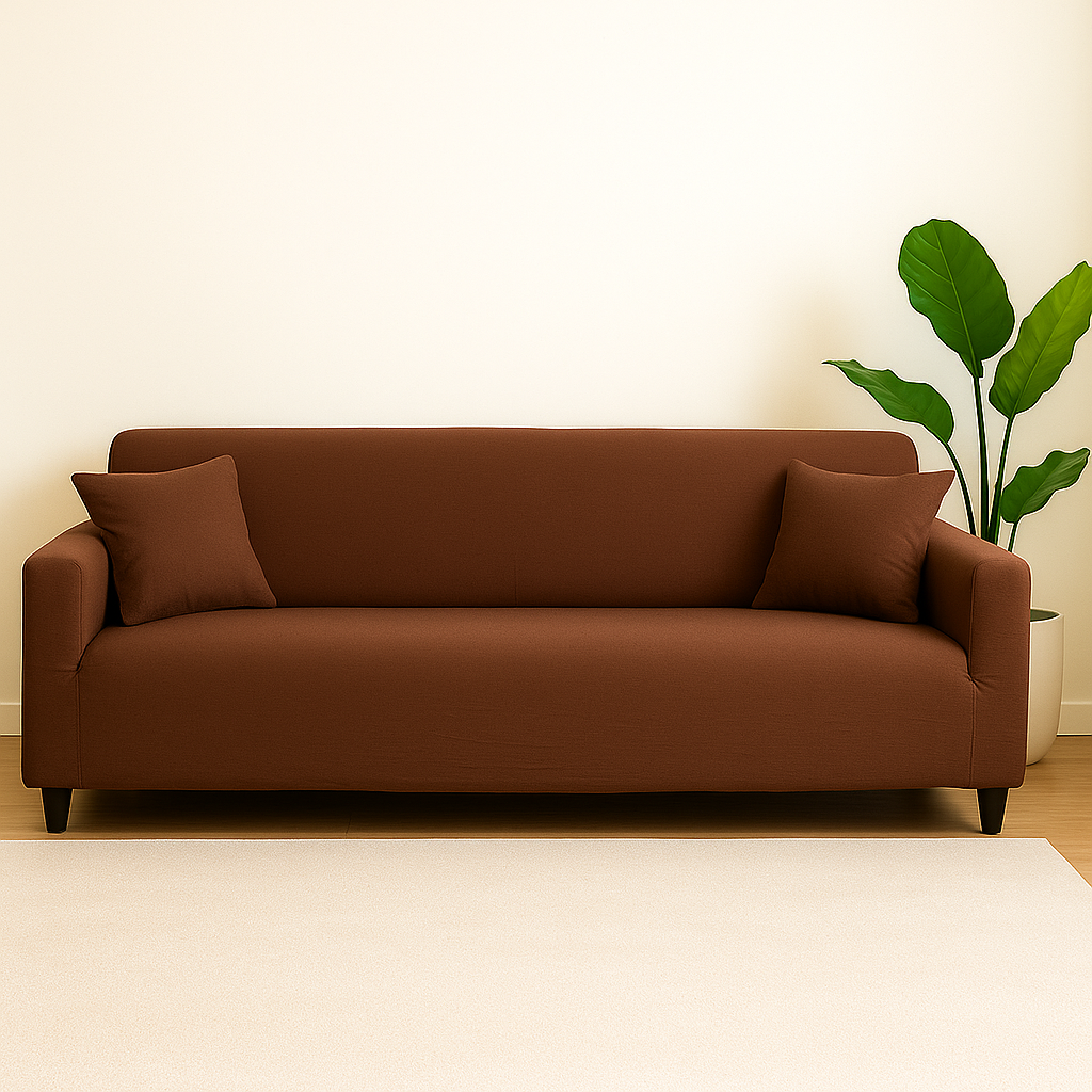 Housse de Canapé Extensible - Café