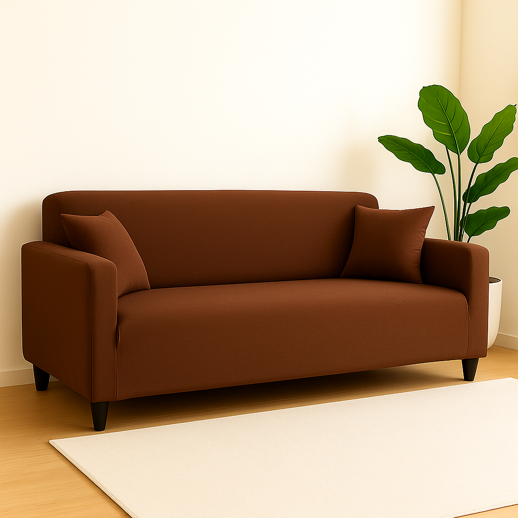 Housse de Canapé Extensible - Café