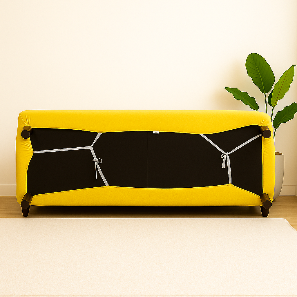 Housse de Canapé Extensible - Jaune