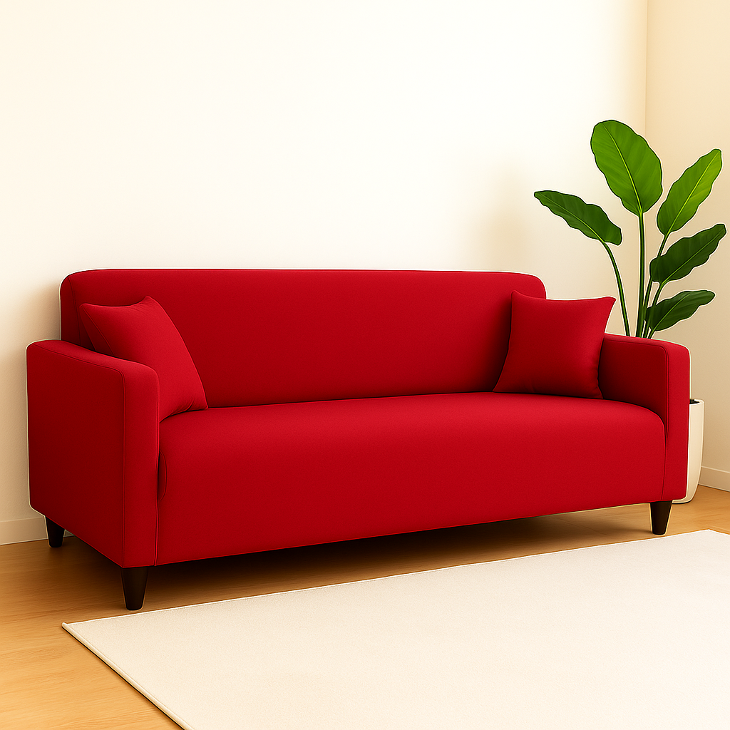 Housse de Canapé Extensible - Rouge