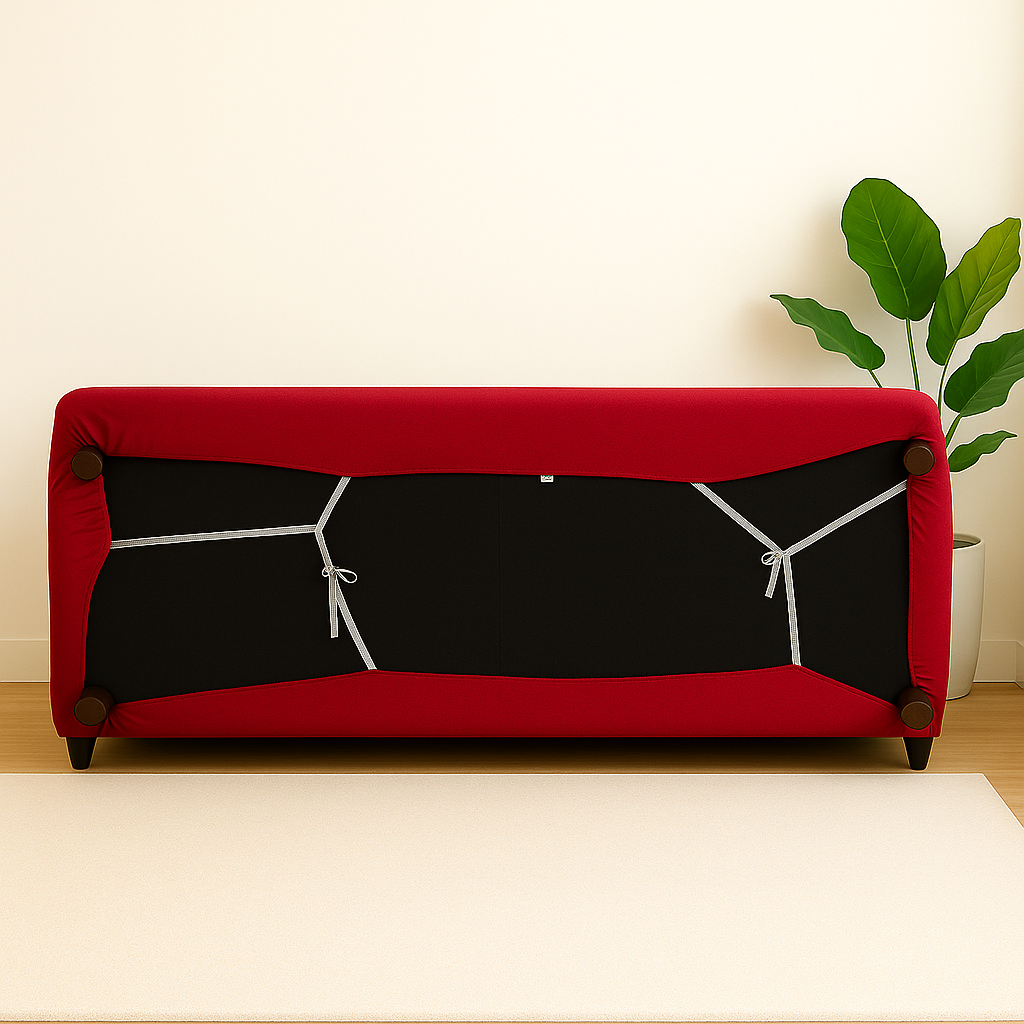 Housse de Canapé Extensible - Rouge