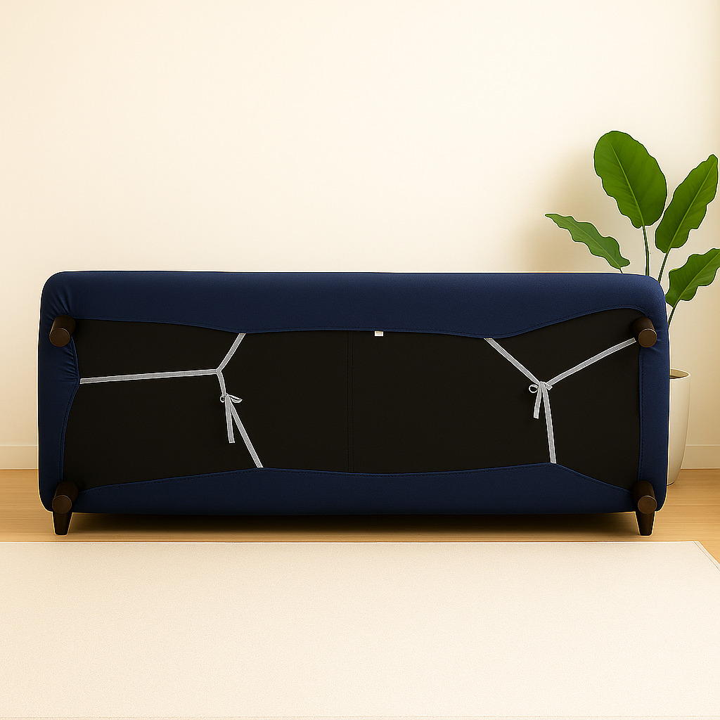 Housse de Canapé Extensible - Bleu marine