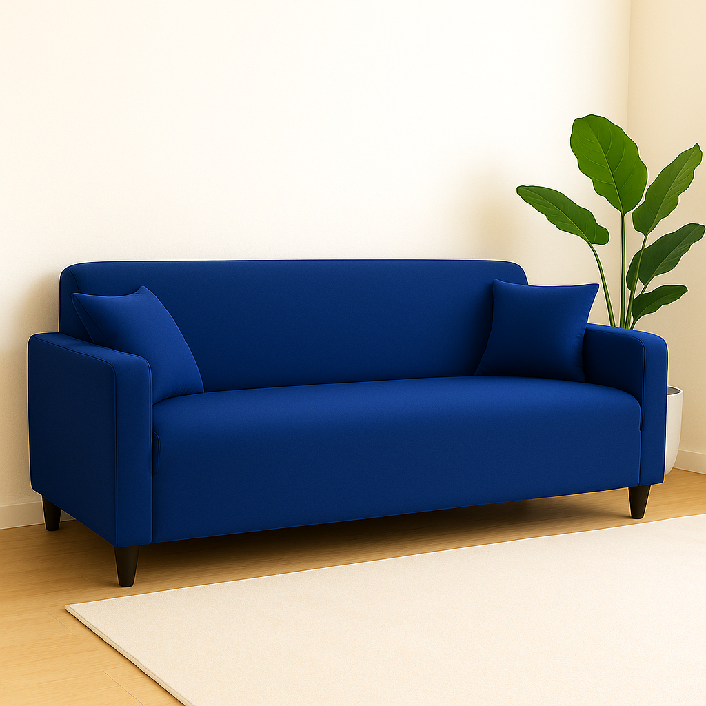 Housse de Canapé Extensible - Bleu