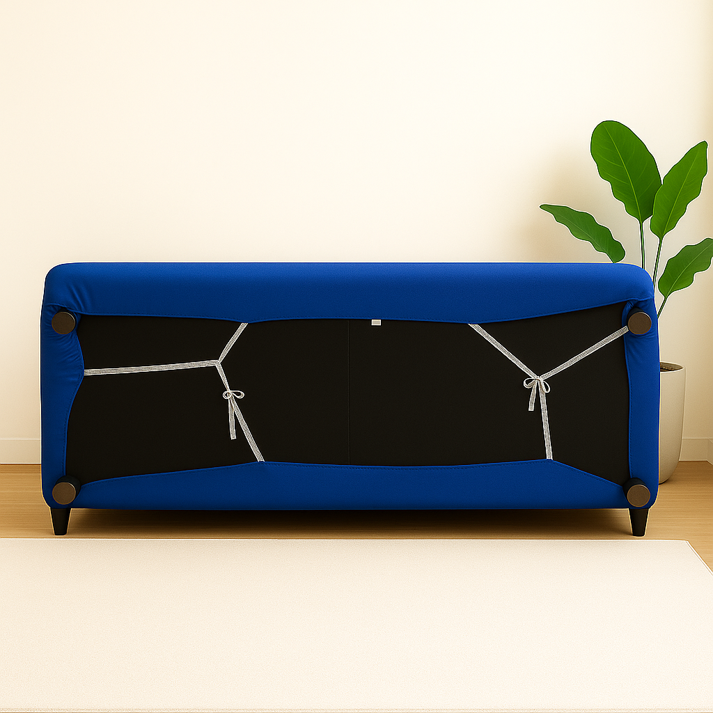 Housse de Canapé Extensible - Bleu