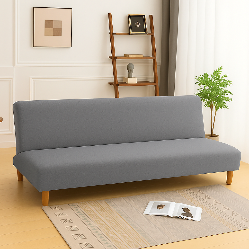 Housse de Canapé Clic-Clac Extensible | Gris clair