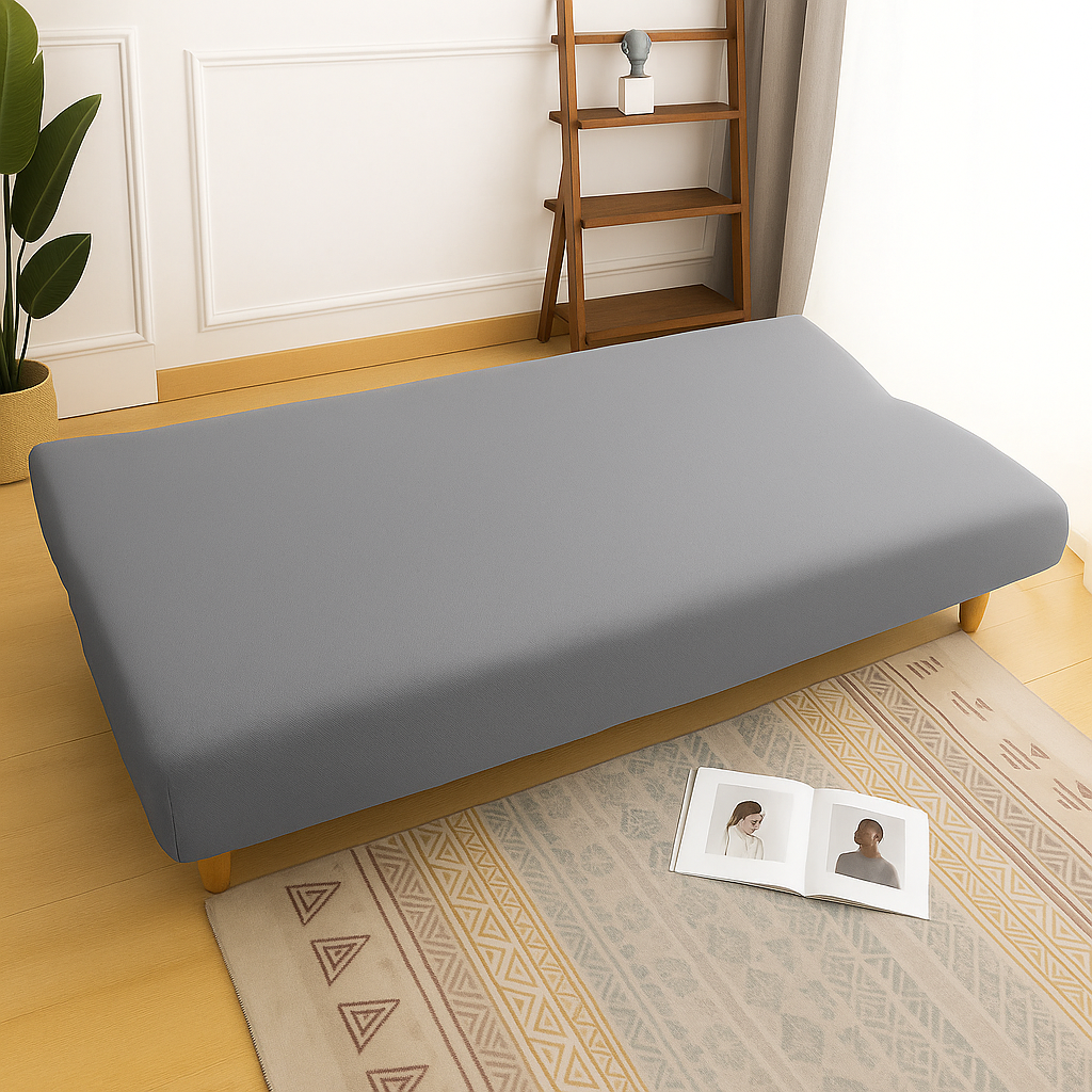 Housse de Canapé Clic-Clac Extensible | Gris clair