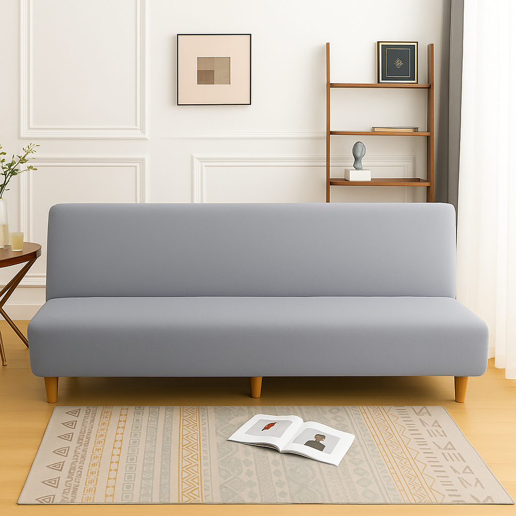 Housse de Canapé Clic-Clac Extensible | Gris clair