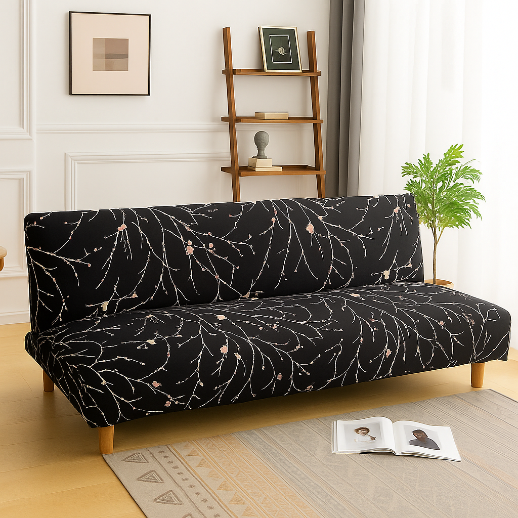 Housse de Canapé Clic-Clac Extensible | Motif branche