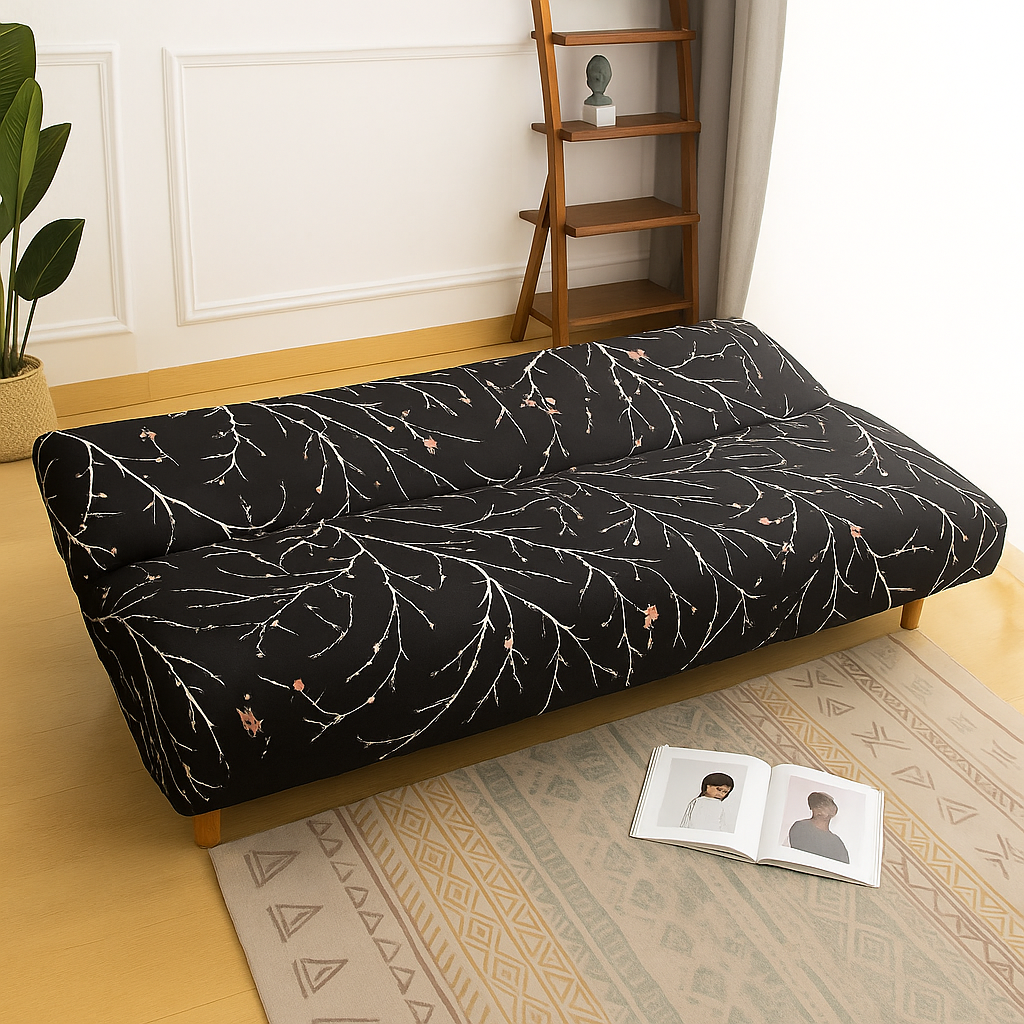 Housse de Canapé Clic-Clac Extensible | Motif branche