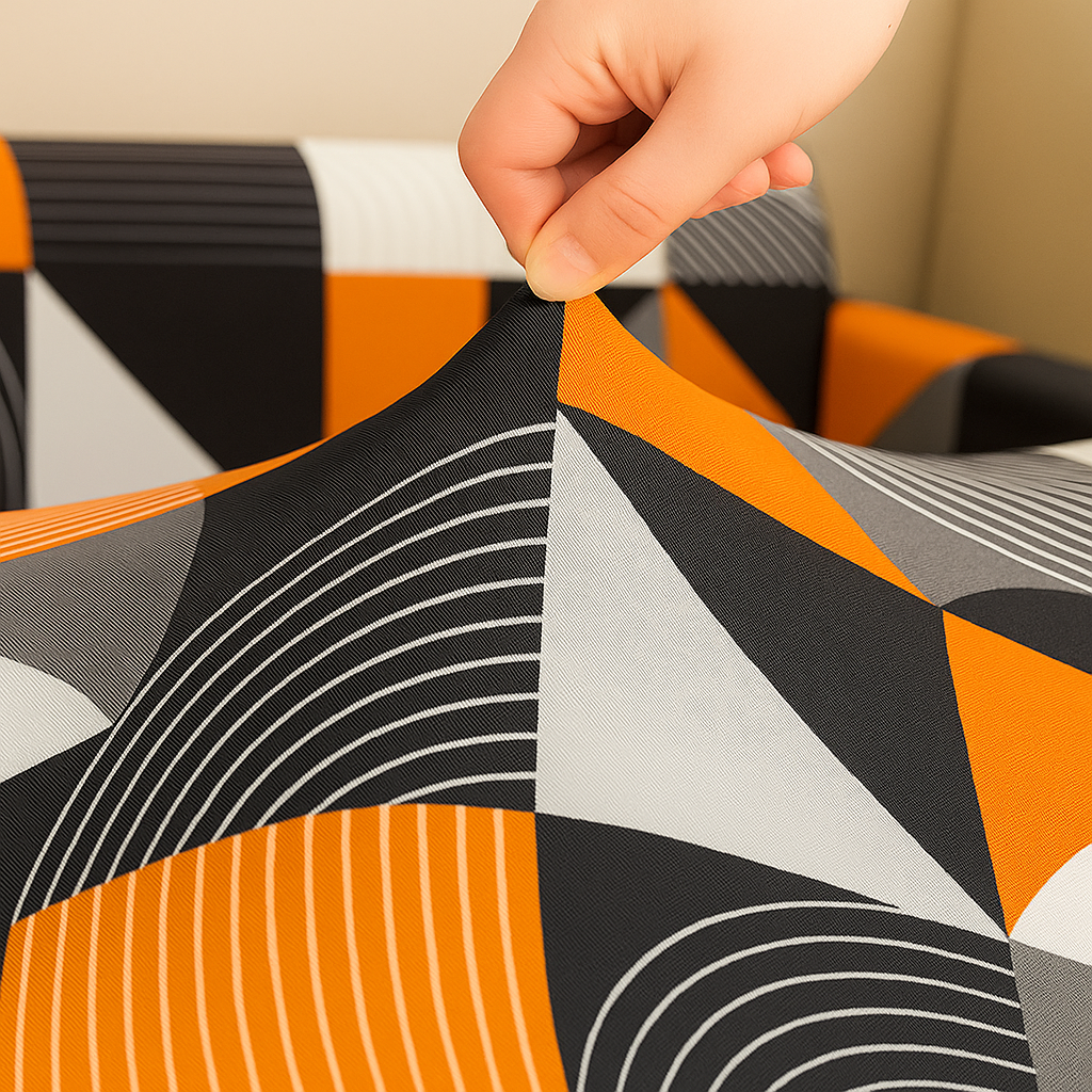 Housse de Canapé d'Angle Extensible | Lot de 2 | Aurore