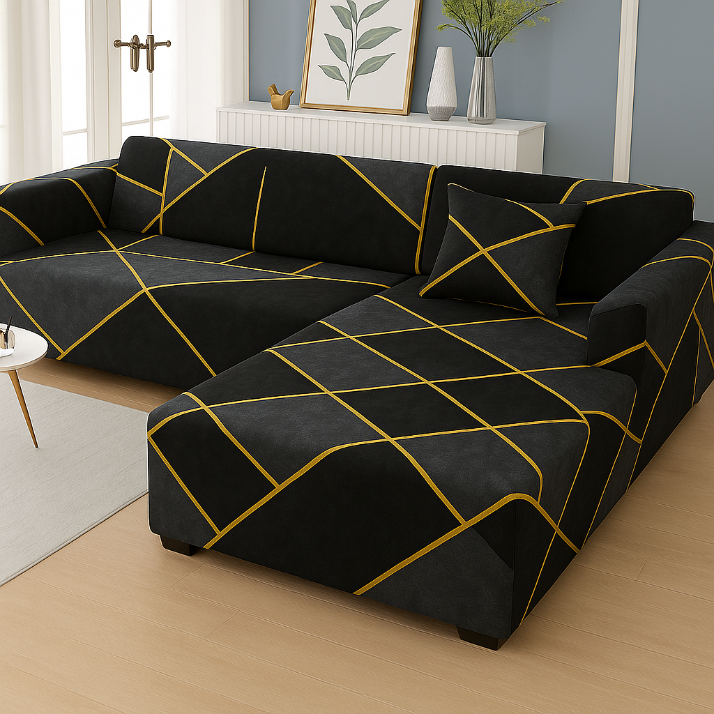 Housse de Canapé d'Angle Extensible | Lot de 2 | Atome