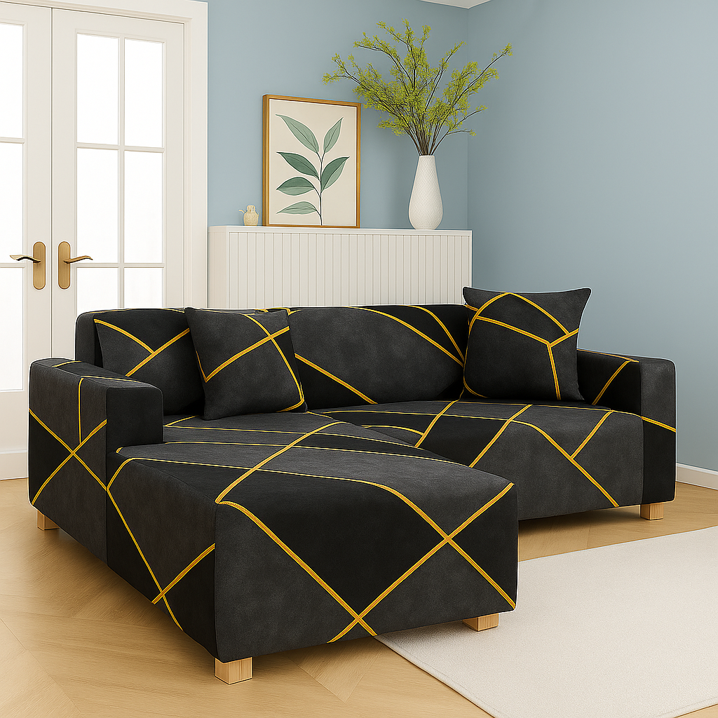 Housse de Canapé d'Angle Extensible | Lot de 2 | Atome