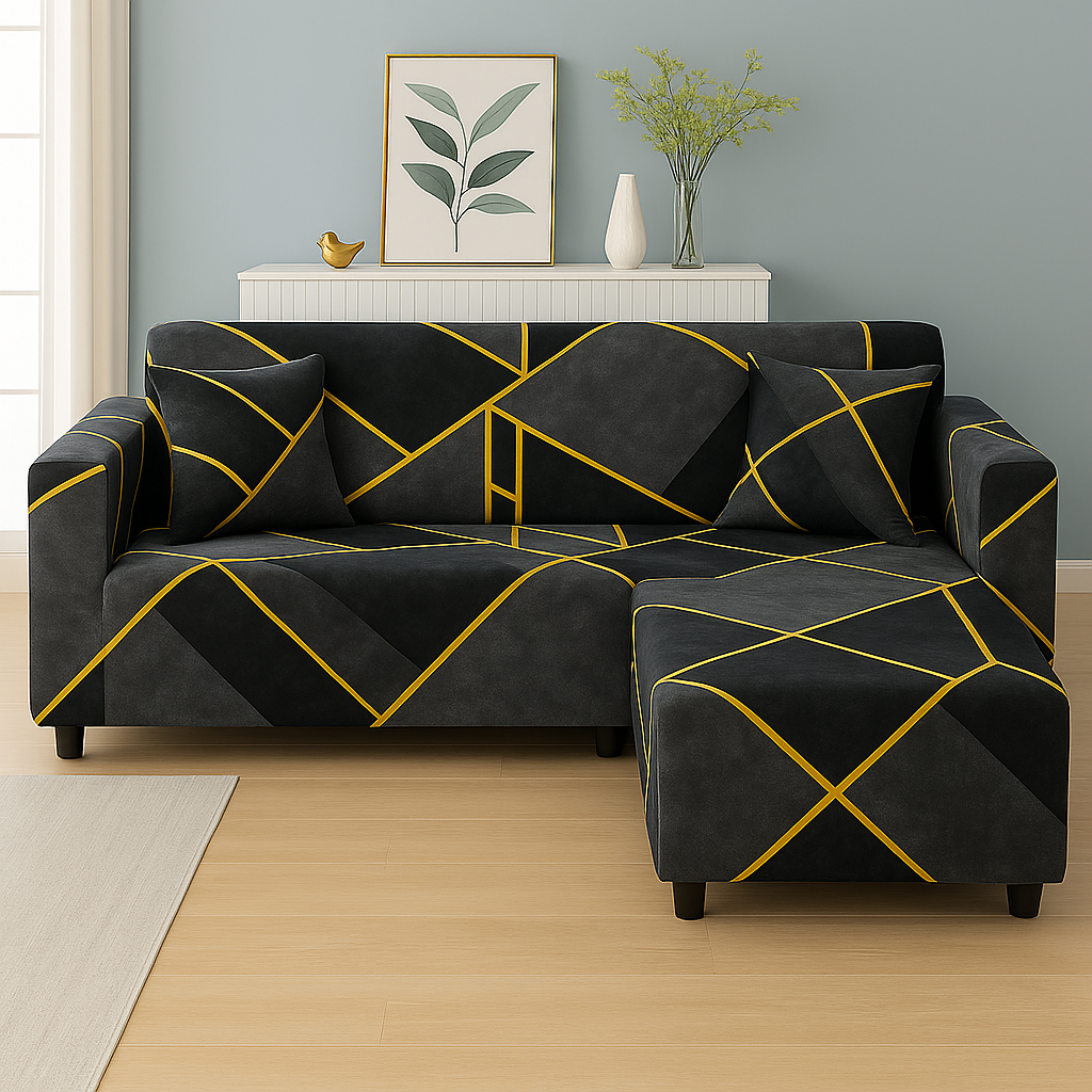 Housse de Canapé d'Angle Extensible | Lot de 2 | Atome