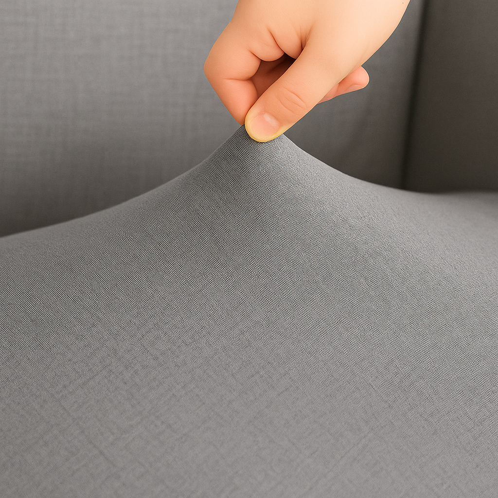 Housse de Canapé d'Angle Extensible | Lot de 2 | Gris