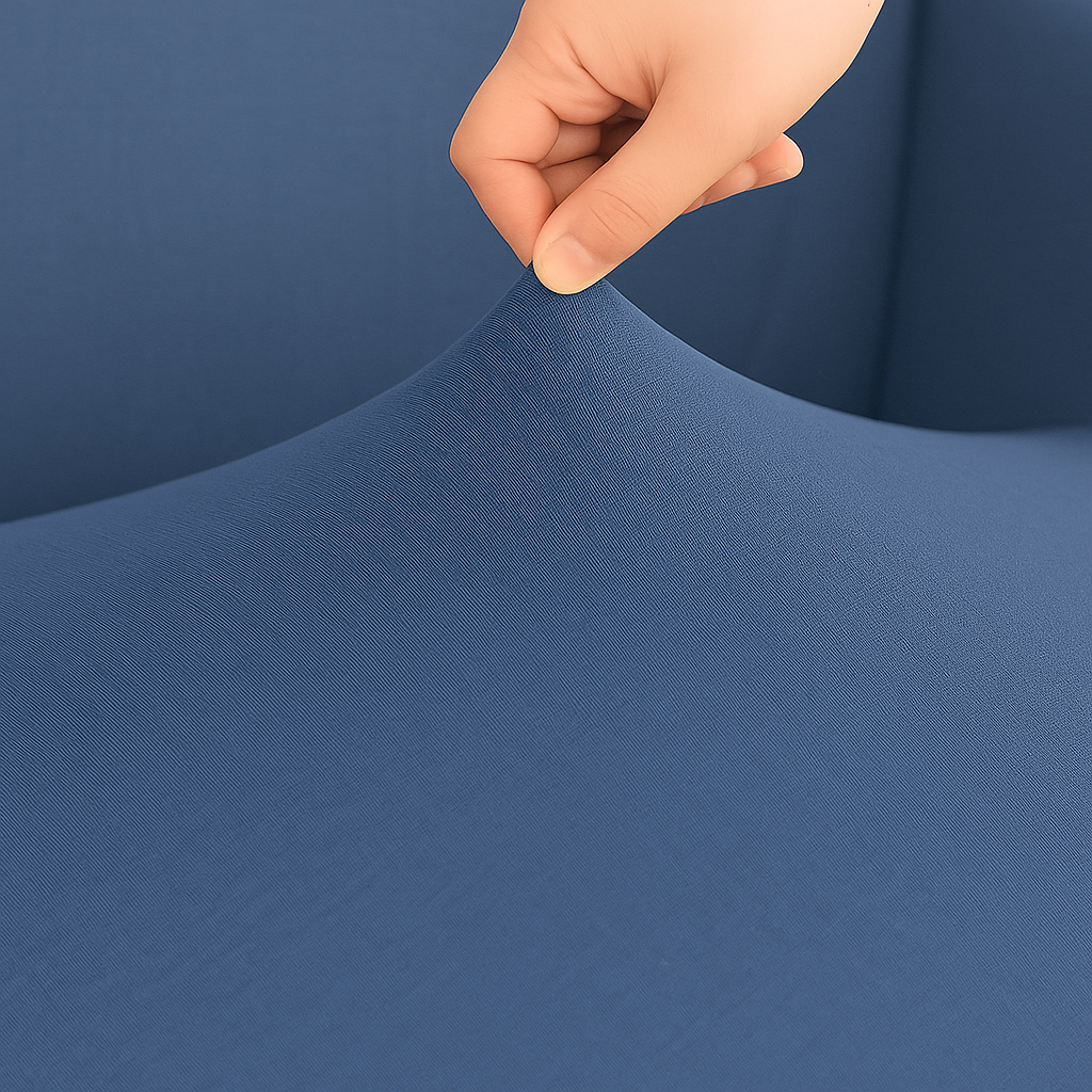 Housse de Canapé d'Angle Extensible | Lot de 2 | Bleu gris