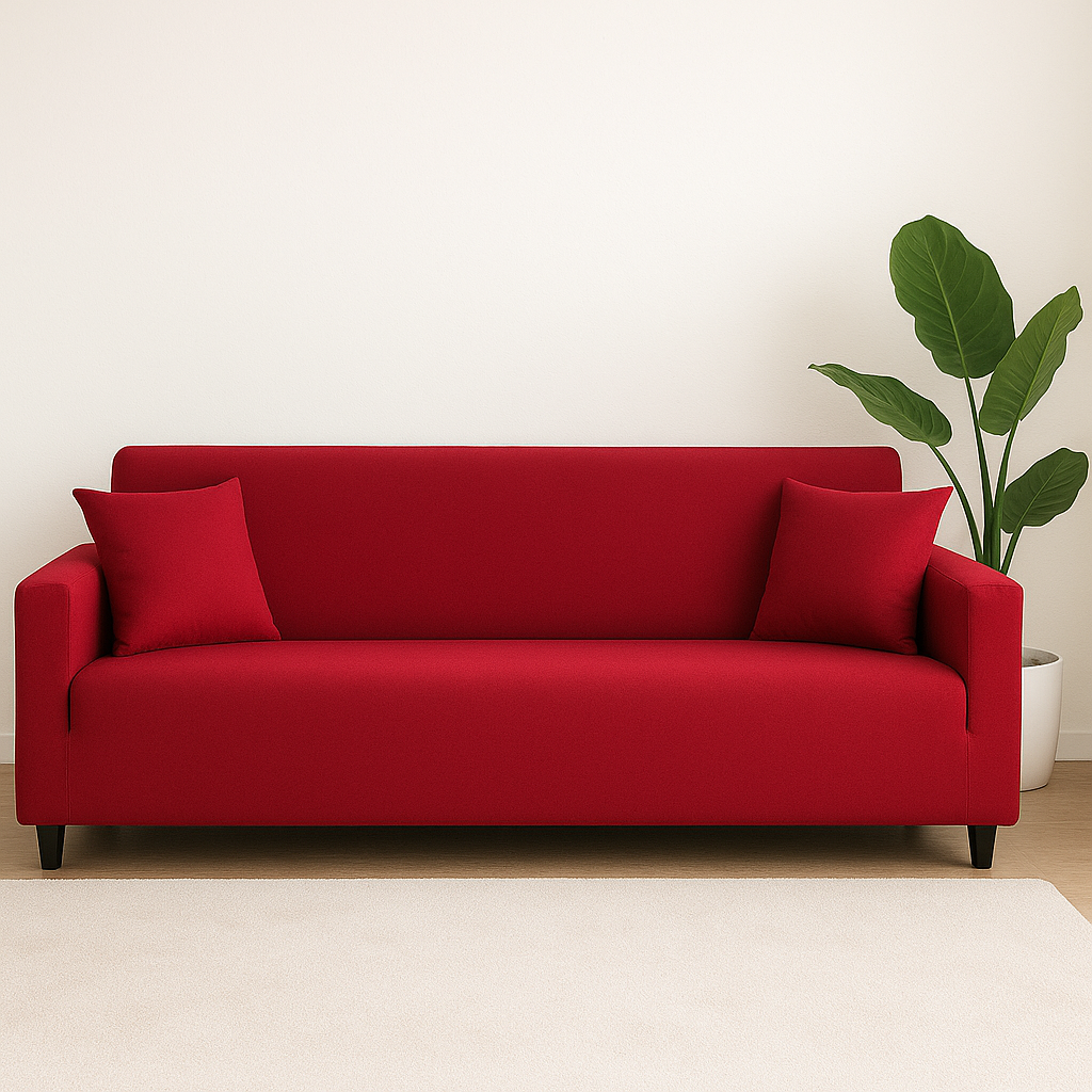 Housse de Canapé Extensible - Rouge