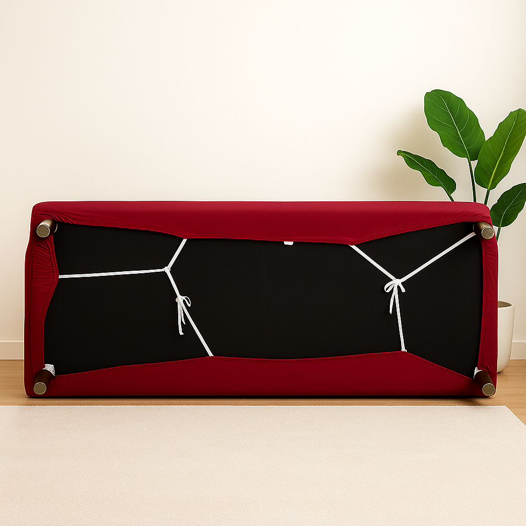 Housse de Canapé Extensible - Bordeaux