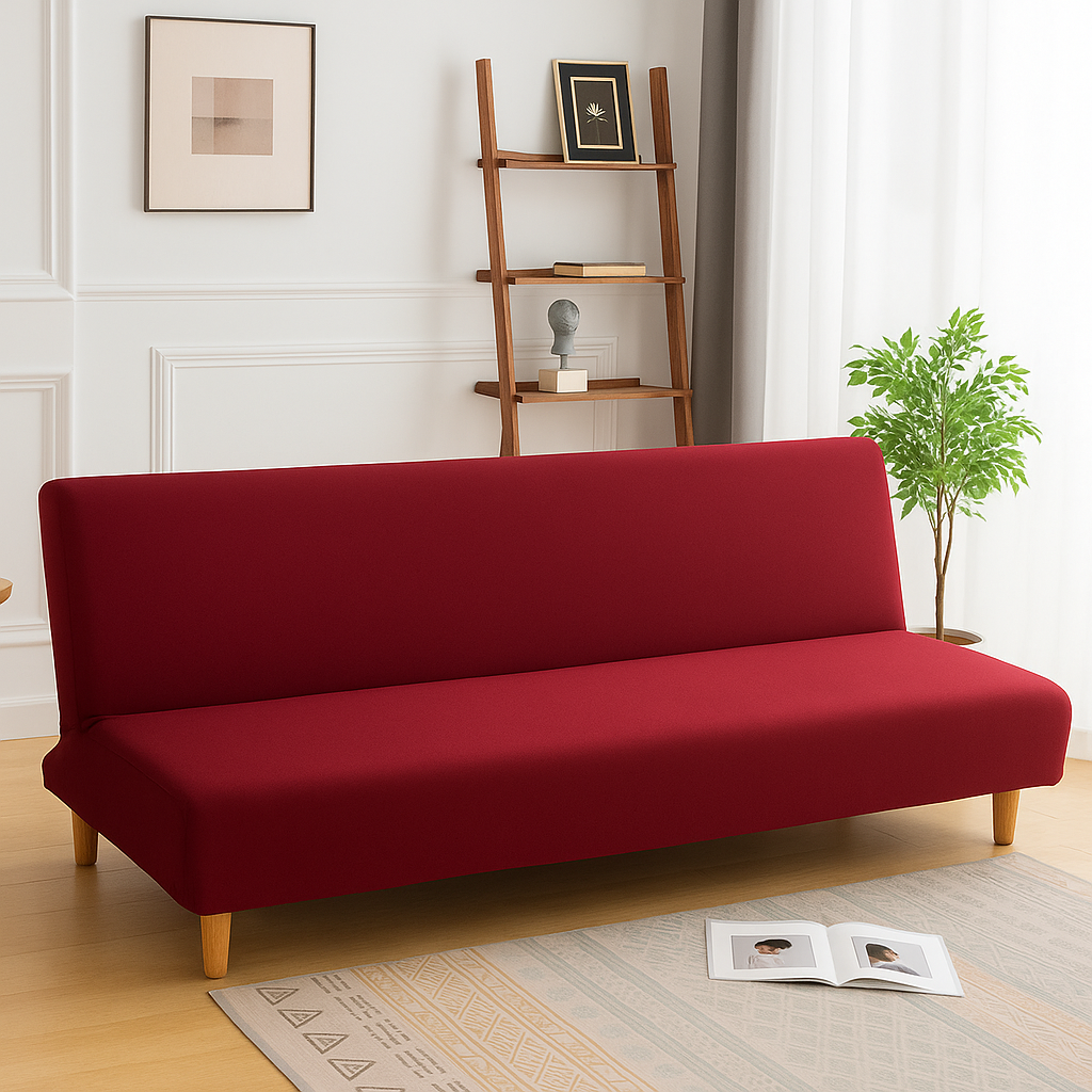 Housse de Canapé Clic-Clac Extensible | Bordeaux