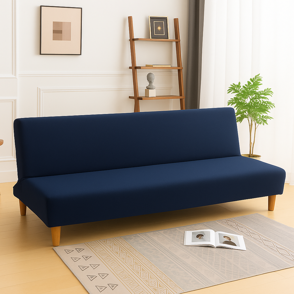 Housse de Canapé Clic-Clac Extensible | Bleu Marine