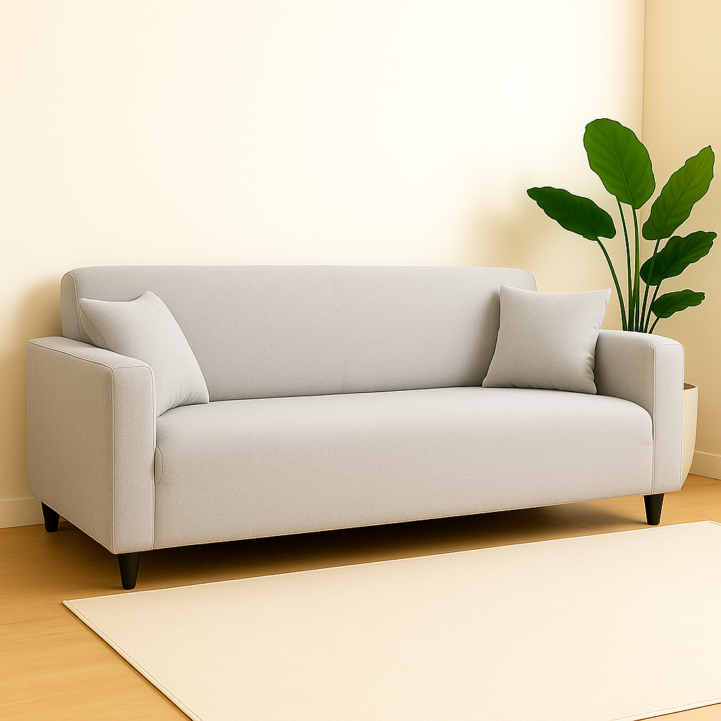 Housse de Canapé Extensible - Gris clair