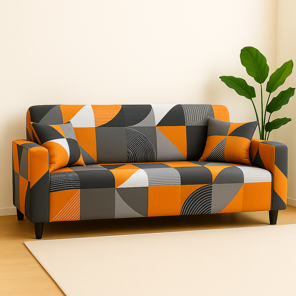 Housse de Canapé Extensible à motifs - Aurore