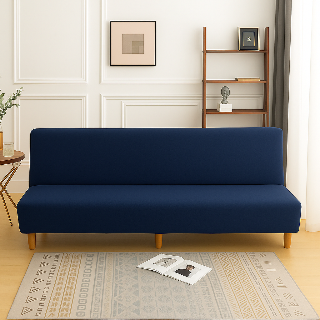 Housse de Canapé Clic-Clac Extensible | Bleu Marine