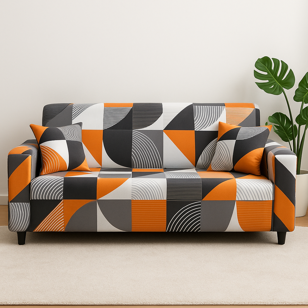 Housse de Canapé Extensible à motifs - Aurore