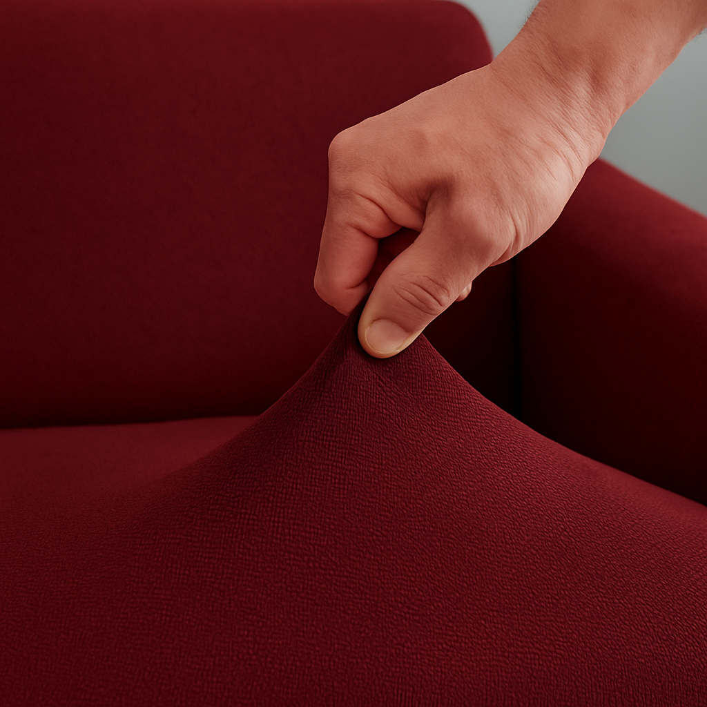 Housse de Canapé Clic-Clac Extensible | Bordeaux