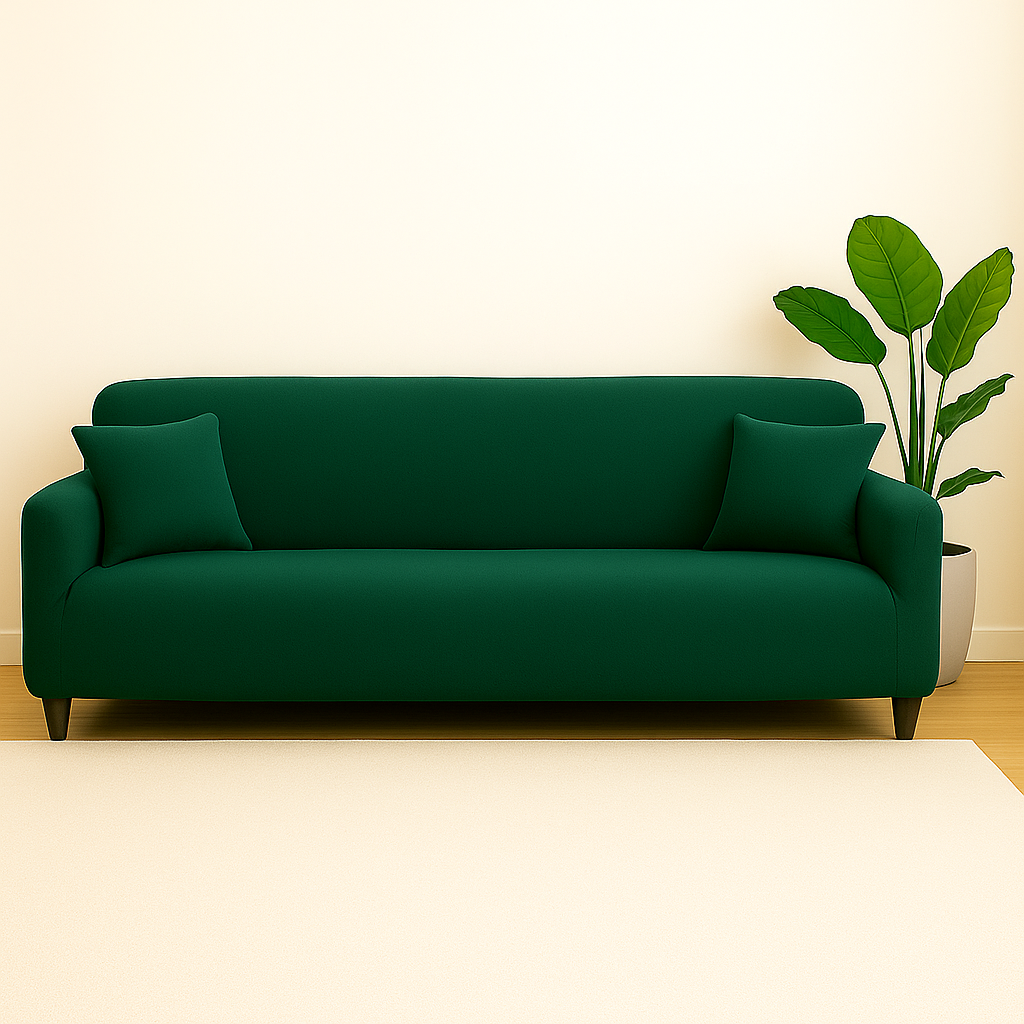 Housse de Canapé Extensible - Vert