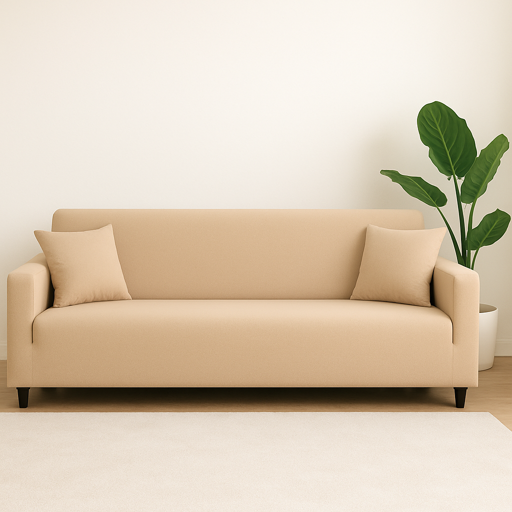 Housse de Canapé Extensible - Beige